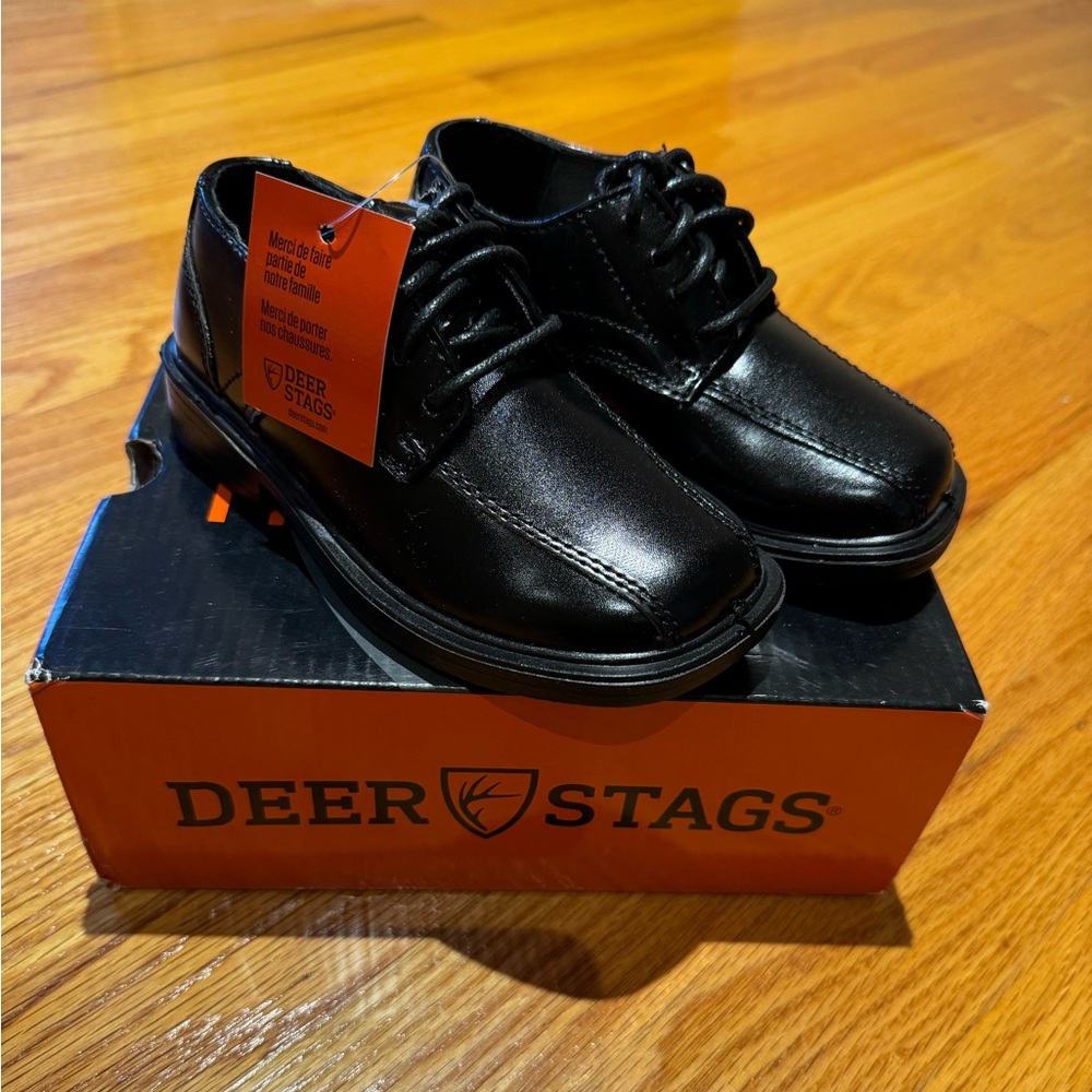 Toddler boy Deer Stags Dress Shoe - NWT and box